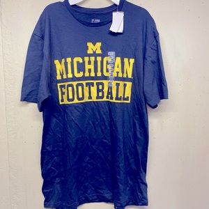 NWT Michigan Football T-Shirt- Size L-NWT